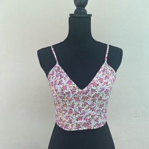 Floral crop top